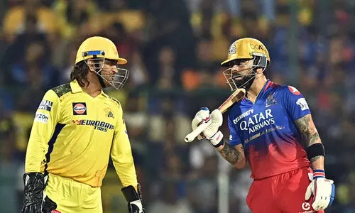 ബംഗളൂരുവിനെതിരെ ചെന്നൈക്ക് 219 റൺസ് വിജയലക്ഷ്യം; 201 റൺസെടുത്താൽ ചെന്നൈ പ്ലേ ഓഫിൽ