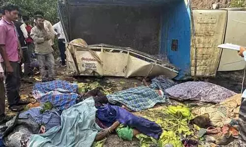 18 killed as mini goods vehicle plunges into valley in Chhattisgarh