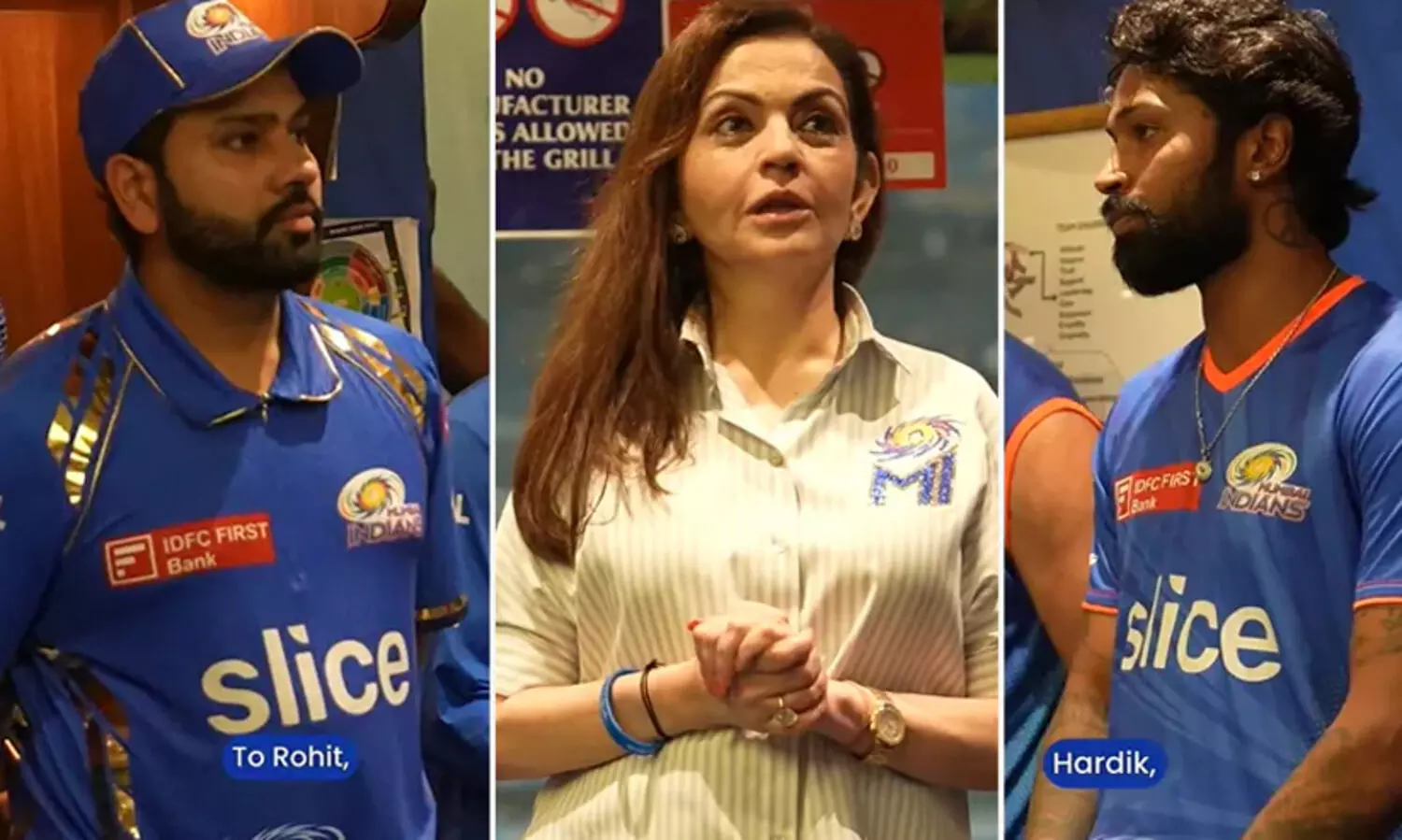 മുംബൈയുടെ മോശം പ്രകടനത്തിനിടെ രോഹിത്തിനും ഹാർദിക്കിനും ആശംസയുമായി നിത അംബാനി