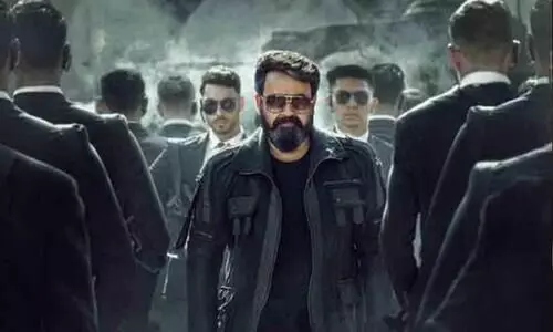 Mohanlal  Birthday Empuran poster went viral