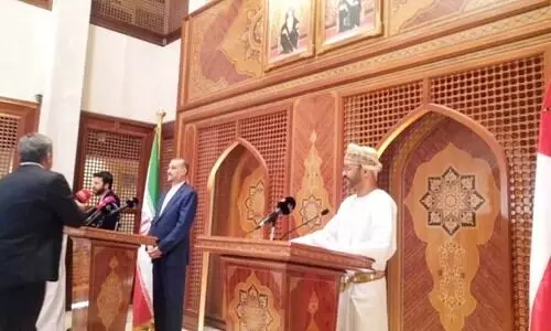 ഇ​റാ​ൻ വി​ദേ​ശ​കാ​ര്യ മ​ന്ത്രി അ​വ​സാ​ന​മാ​യി ഒ​മാ​നി​ലെ​ത്തി​യ​ത്​ ക​ഴി​ഞ്ഞ മാ​സം