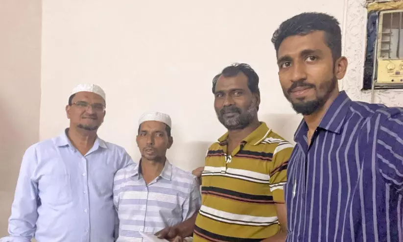 ഏഴു വര്ഷത്തെ ദുരിതത്തിന് വിട; ബിനു നാടണയുന്നു ഏഴു വര്ഷത്തെ ദുരിതത്തിന് വിട; ബിനു നാടണയുന്നു