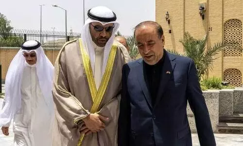 Foreign minister in Kuwait Iran Embassy