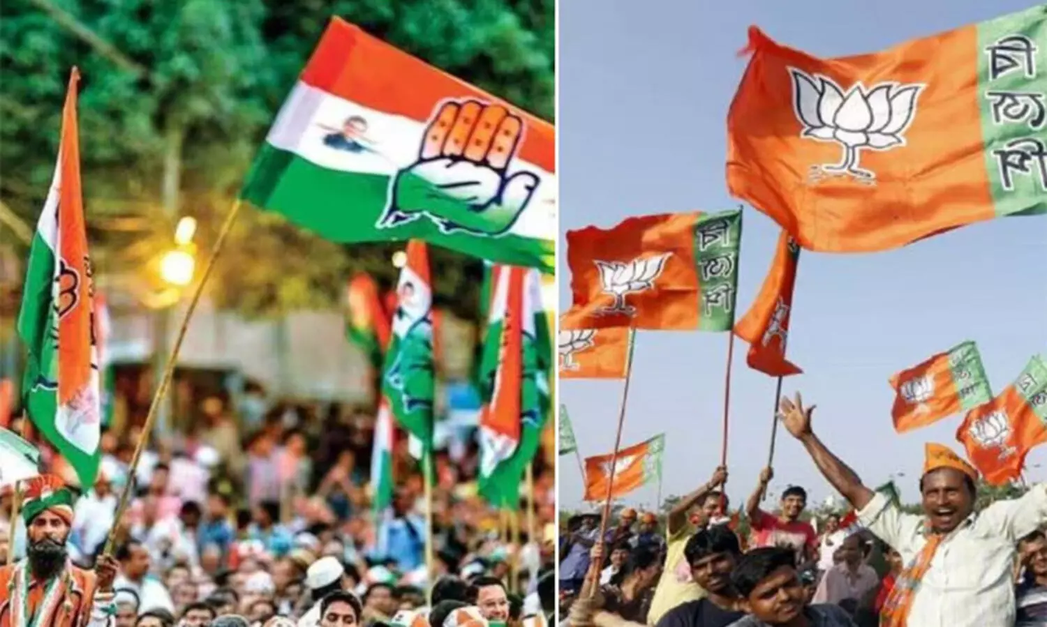 bjp-congress flag