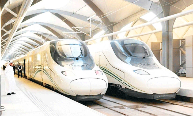Saudi train with a record increase in the number of passengers Saudi train with a record increase in the number of passengers