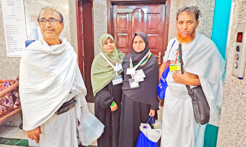 Malayali pilgrims performing the first Umrah