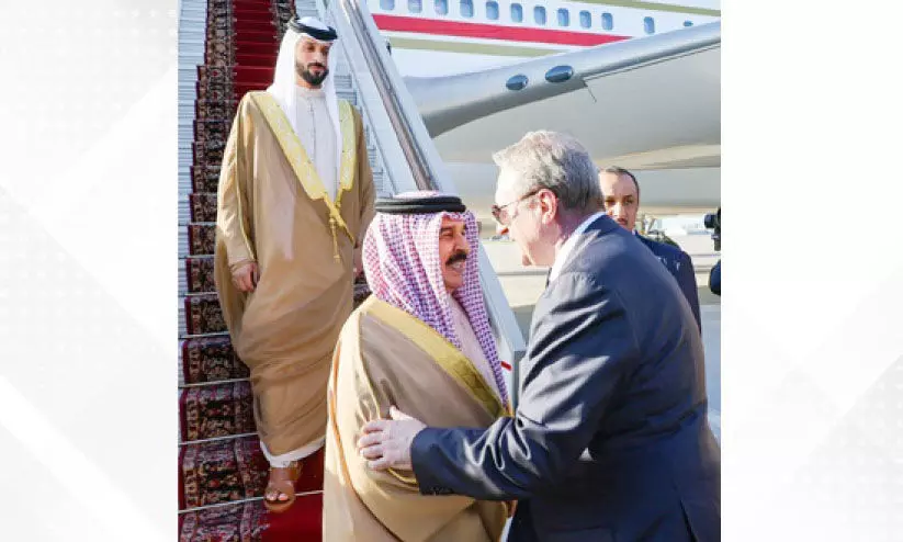 ഹ​മ​ദ് രാ​ജാ​വ് മോ​സ്‌​കോ​യി​ലെ​ത്തി