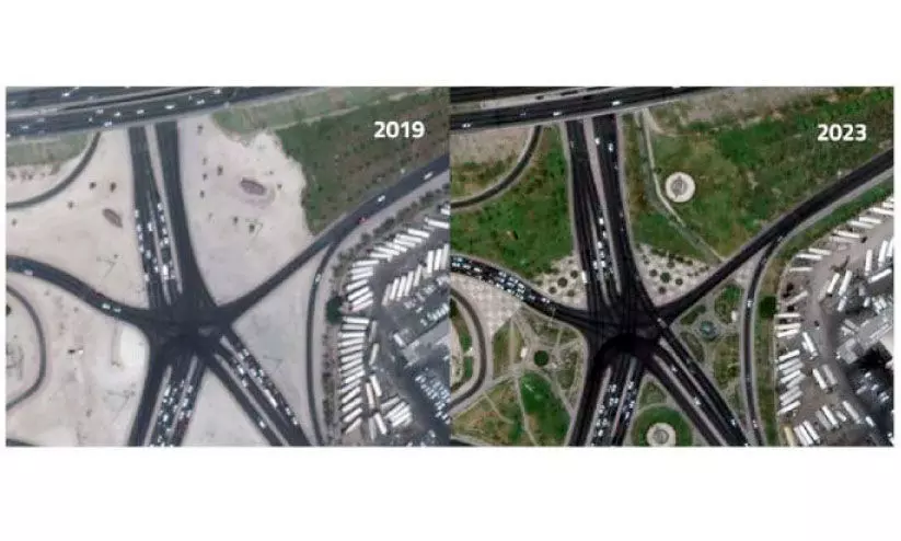 ഹരിതവത്കരണം ഫലം കണ്ടു; മനാമയുടെ ഹരിതാഭ ചിത്രവുമായി എൻ.എസ്.എസ്.എ ഹരിതവത്കരണം ഫലം കണ്ടു; മനാമയുടെ ഹരിതാഭ ചിത്രവുമായി എൻ.എസ്.എസ്.എ