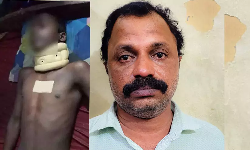 പിഞ്ചുബാലനെ മർദിച്ച ബി.ജെ.പി നേതാവിനെ വീണ്ടും അറസ്റ്റ് ചെയ്തു