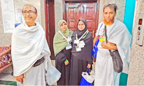 Malayali pilgrims performing the first Umrah