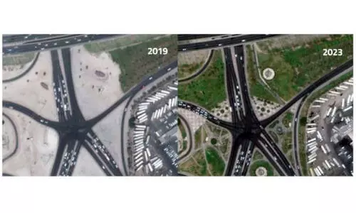 ഹ​രി​ത​വ​ത്ക​ര​ണം ഫ​ലം ക​ണ്ടു; മ​നാ​മ​യു​ടെ ഹ​രി​താ​ഭ ചി​ത്ര​വു​മാ​യി എ​ൻ.​എസ്.​എ​സ്.​എ