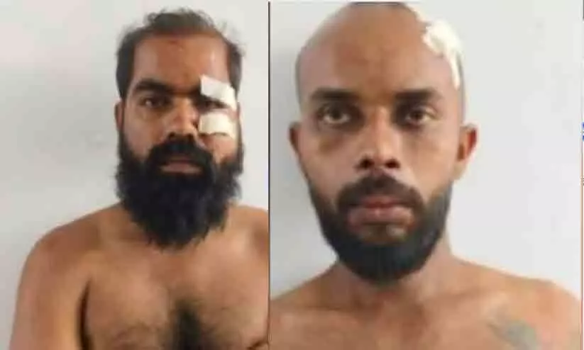 തോക്ക് ചൂണ്ടി പരാക്രമം: നാട്ടുകാർ പിടികൂടി കെട്ടിയിട്ട ഗുണ്ടാ സംഘാംഗങ്ങളെ ആശുപത്രിയിൽ പ്രവേശിപ്പിച്ചു തോക്ക് ചൂണ്ടി പരാക്രമം: നാട്ടുകാർ പിടികൂടി കെട്ടിയിട്ട ഗുണ്ടാ സംഘാംഗങ്ങളെ ആശുപത്രിയിൽ പ്രവേശിപ്പിച്ചു