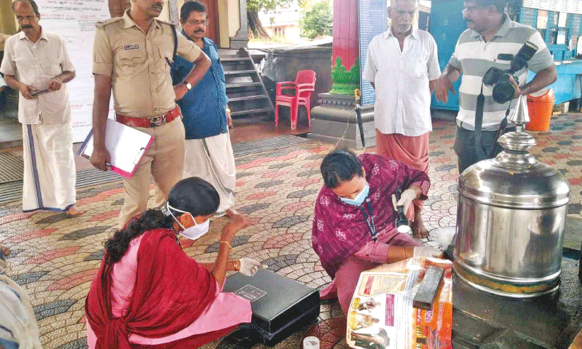 കൊടകര പൂനിലാര്‍ക്കാവ് ക്ഷേത്രത്തില്‍ കവര്‍ച്ച
