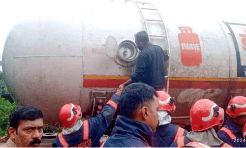 Authorities scrambled for a tanker instead