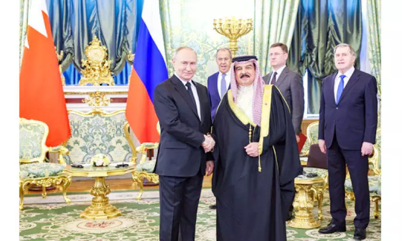 റഷ്യ-ബഹ്റൈൻ സഹകരണം ശക്തമാക്കും റഷ്യ-ബഹ്റൈൻ സഹകരണം ശക്തമാക്കും