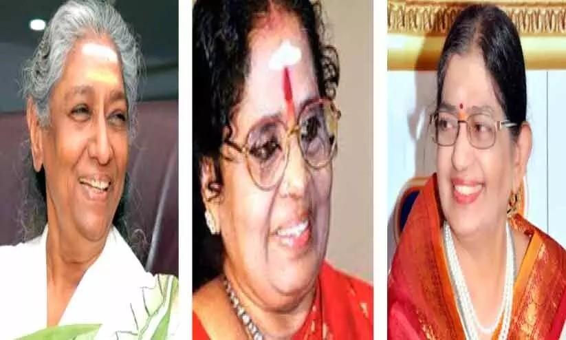 എസ്. ജാനകി,പി. ലീല,പി. സുശീല എസ്. ജാനകി,പി. ലീല,പി. സുശീല