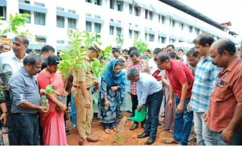 40th anniversary celebration of the district by planting 40 saplings