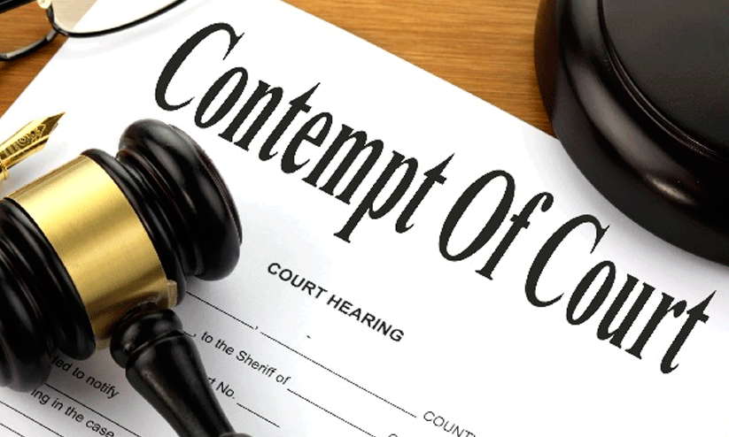 Contempt of court