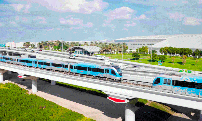 All Dubai Metro Stations in pristine condition