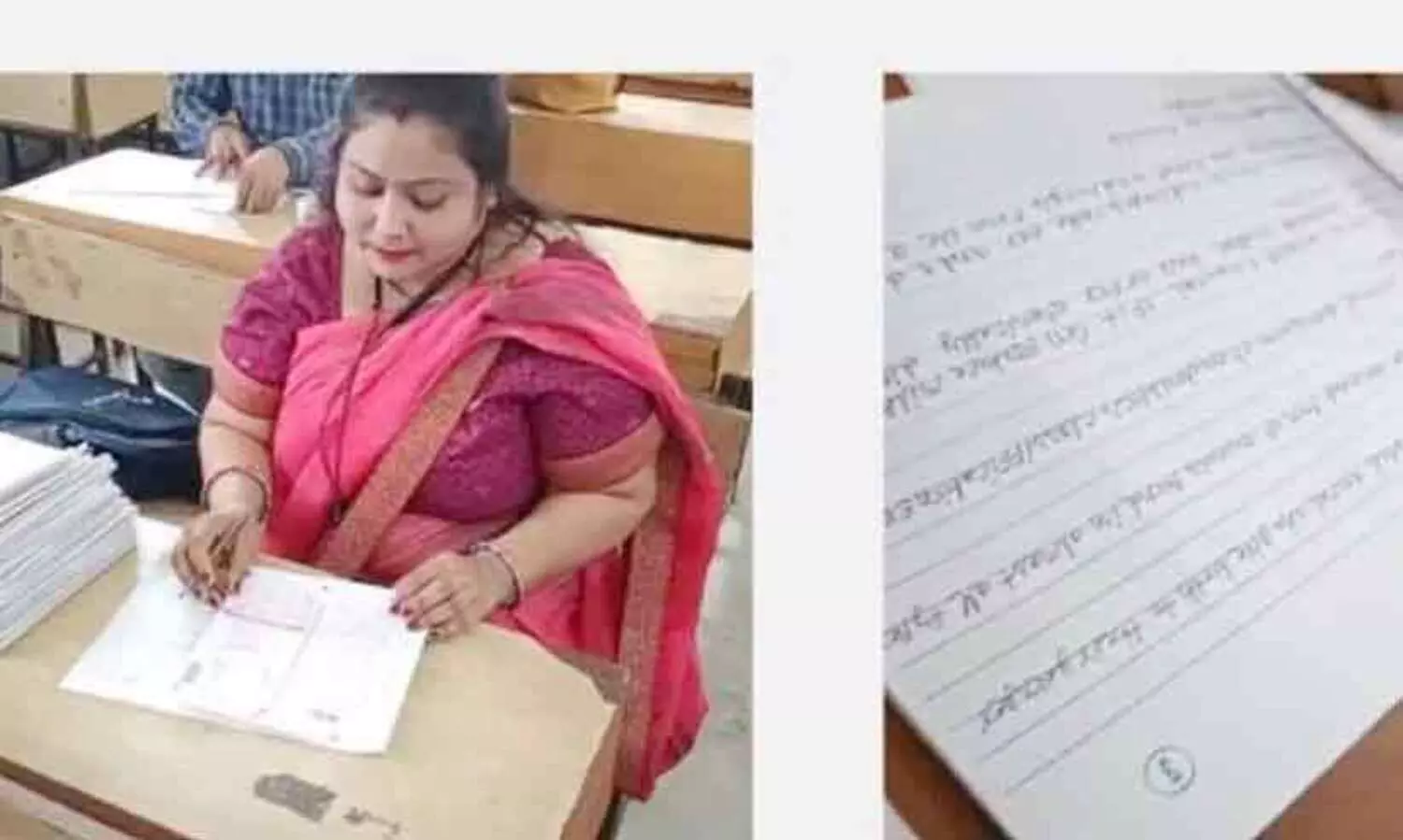 വിദ്യാർഥികളുടെ ഉത്തരക്കടലാസ്   വായിച്ചുപോലും നോക്കാതെ യാന്ത്രികമായി മാർക്കിട്ട് അധ്യാപിക; രോഷംകൊണ്ട് നെറ്റിസൺസ്