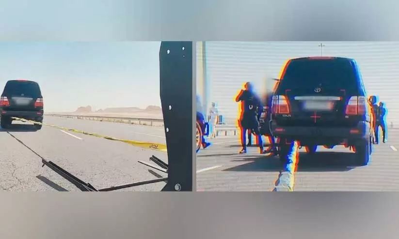 scenes of chasing and arresting the drug mafia