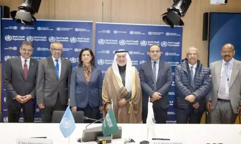King Salman Relief Center and World Health Organization signed the agreement of 5 Executive Programs King Salman Relief Center and World Health Organization signed the agreement of 5 Executive Programs