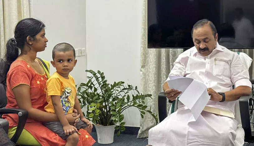 vd satheesan with Nambi Rajesh family