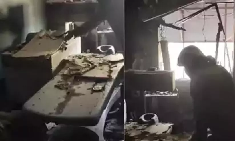 delhi Paschim Vihar Eye Hospital fire