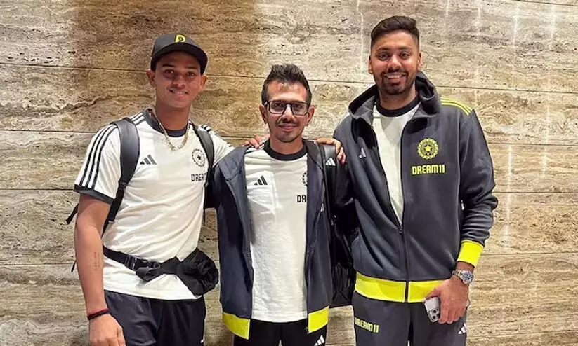 ട്വന്റി 20 ലോകകപ്പിനുള്ള ഇന്ത്യയുടെ രണ്ടാം സംഘം അമേരിക്കയിലേക്ക് പുറപ്പെട്ടു ട്വന്റി 20 ലോകകപ്പിനുള്ള ഇന്ത്യയുടെ രണ്ടാം സംഘം അമേരിക്കയിലേക്ക് പുറപ്പെട്ടു