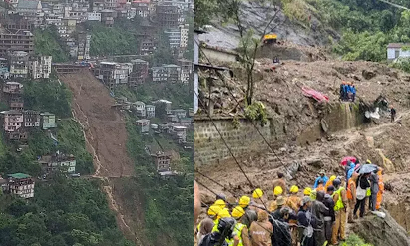 മിസോറാമിൽ വ്യാപക മണ്ണിടിച്ചിൽ; കരിങ്കൽ ക്വാറിയിടിഞ്ഞ് 17 പേർ മരിച്ചു