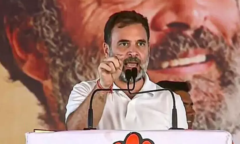 ദൈവം അയച്ചതാണെന്ന പരാമർശം: മോദിയെ അയച്ചത് അദാനി, അംബാനിമാരെ സഹായിക്കാനെന്ന് പരിഹസിച്ച് രാഹുൽ ദൈവം അയച്ചതാണെന്ന പരാമർശം: മോദിയെ അയച്ചത് അദാനി, അംബാനിമാരെ സഹായിക്കാനെന്ന് പരിഹസിച്ച് രാഹുൽ