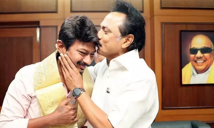 ഉദയ്നിധി സ്റ്റാലിൻ ഉപമുഖ്യമന്ത്രി സ്ഥാനത്തേക്ക് ഉദയ്നിധി സ്റ്റാലിൻ ഉപമുഖ്യമന്ത്രി സ്ഥാനത്തേക്ക്