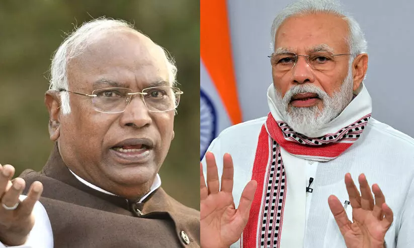 ‘വിവേകാനന്ദപ്പാറയിൽ ഇരുന്നാലോ ഗംഗയിൽ മുങ്ങിക്കുളിച്ചാലോ ഗാന്ധിജിയെ മനസ്സിലാക്കാൻ കഴിയില്ല, അതിന് പഠിക്കണം’; പരിഹാസവുമായി ഖാർഗെ ‘വിവേകാനന്ദപ്പാറയിൽ ഇരുന്നാലോ ഗംഗയിൽ മുങ്ങിക്കുളിച്ചാലോ ഗാന്ധിജിയെ മനസ്സിലാക്കാൻ കഴിയില്ല, അതിന് പഠിക്കണം’; പരിഹാസവുമായി ഖാർഗെ