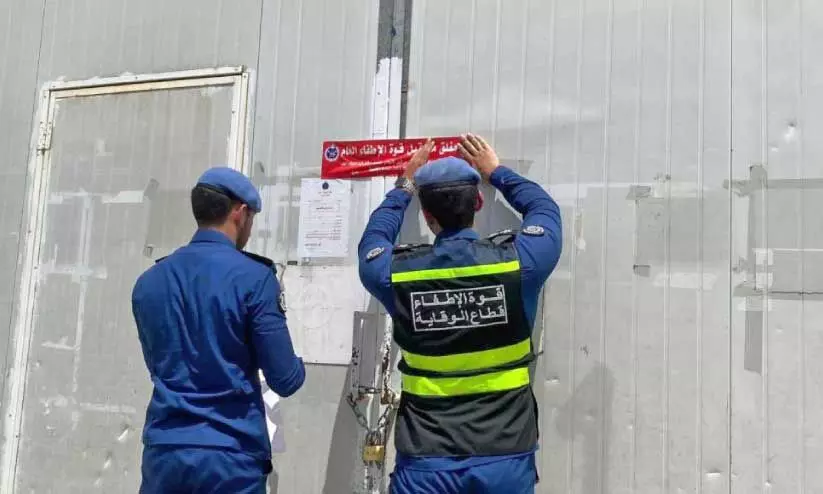 Notices are issued to unsafe establishments