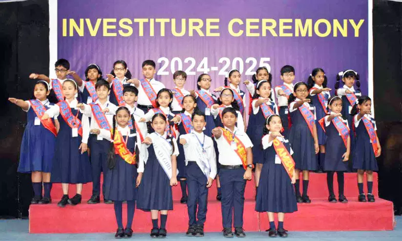 ഇ​ന്ത്യ​ൻ സ്‌​കൂ​ൾ ജൂ​നി​യ​ർ വി​ങ് സ്റ്റു​ഡ​ന്റ്സ് കൗ​ൺ​സി​ൽ സ്ഥാ​ന​മേ​റ്റു