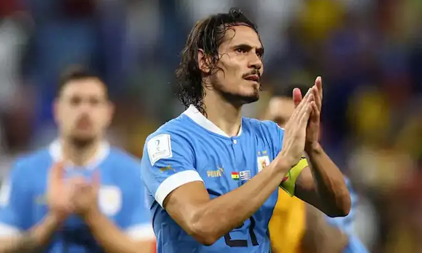 യുറുഗ്വായ് ഇതിഹാസം എഡിൻസൻ കവാനി ബൂട്ടഴിച്ചു; അന്താരാഷ്ട്ര ഫുട്ബാളിൽനിന്ന് വിരമിച്ചു യുറുഗ്വായ് ഇതിഹാസം എഡിൻസൻ കവാനി ബൂട്ടഴിച്ചു; അന്താരാഷ്ട്ര ഫുട്ബാളിൽനിന്ന് വിരമിച്ചു