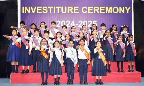 ഇ​ന്ത്യ​ൻ സ്‌​കൂ​ൾ ജൂ​നി​യ​ർ വി​ങ് സ്റ്റു​ഡ​ന്റ്സ് കൗ​ൺ​സി​ൽ സ്ഥാ​ന​മേ​റ്റു