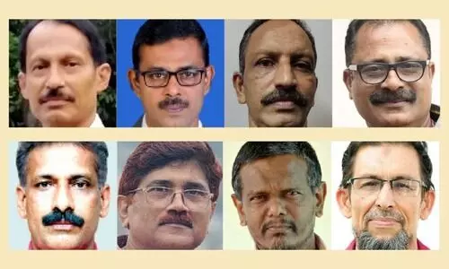 Retired from madhyamam മൊയ്തീൻകുട്ടി, എം. ഷാജി, വിശ്വൻ വളപ്പിൽ, ദിലീപ് പുരക്കൽ, അബ്ദുൽസലാം, അബ്ദുൽ അസീസ്, ഹക്കീം, എം.എസ്. കബീർ