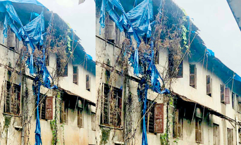 Dilapidated building in Nadapuram