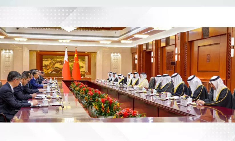 സമഗ്ര പങ്കാളിത്തം സംബന്ധിച്ച് ബഹ്റൈൻ- ചൈന സംയുക്ത പ്രസ്താവന സമഗ്ര പങ്കാളിത്തം സംബന്ധിച്ച് ബഹ്റൈൻ- ചൈന സംയുക്ത പ്രസ്താവന