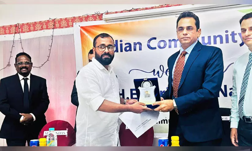 ഇന്ത്യൻ അംബാസഡർക്ക് ഇൻകാസ് ഇബ്ര നിവേദനം നൽകി ഇന്ത്യൻ അംബാസഡർക്ക് ഇൻകാസ് ഇബ്ര നിവേദനം നൽകി