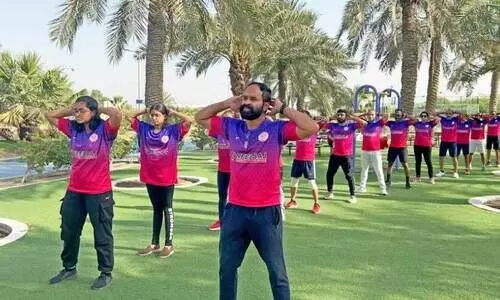 Workout Warriors Members Exercising