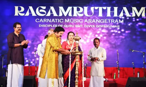 ഇ​ന്ത്യ​ൻ സം​ഗീ​ത പാ​ര​മ്പ​ര്യം പു​തു​ത​ല​മു​റ​യി​ലേ​ക്ക് പ​ക​ര​ണം -കു​ഴ​ൽ​മ​ന്ദം രാ​മ​കൃ​ഷ്ണ​ൻ