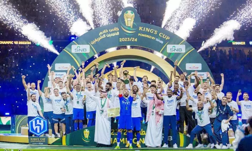 Kings Cup winners Al Hilal team Kings Cup winners Al Hilal team