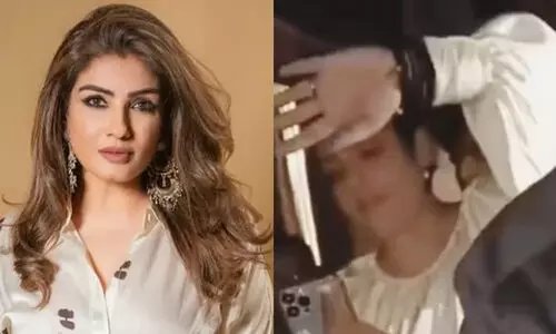 കാർ മൂന്നുപേരെ ഇടിച്ചു; നടി രവീണ ടണ്ഠന് നേരെ നാട്ടുകാരുടെ കൈയേറ്റം -Video