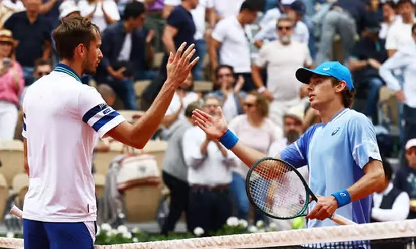 മെദ്‍വദേവ് വീണു; സബലെങ്ക,റിബാക്കിന, സിന്നർ മുന്നോട്ട്