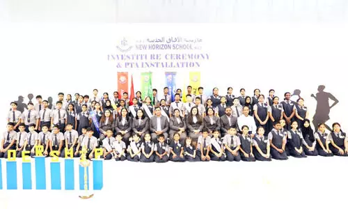 ന്യൂ ​ഹൊ​റി​സോ​ൺ സ്കൂ​ൾ സ്റ്റു​ഡ​ന്റ്സ് കൗ​ൺ​സി​ൽ, പി.​ടി.​എ അം​ഗ​ങ്ങ​ൾ സ്ഥാ​ന​മേ​റ്റു