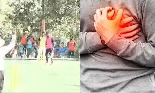 കിടിലൻ സിക്സ്, പിന്നാലെ ഗ്രൗണ്ടിൽ കുഴഞ്ഞുവീണു; കളിക്കുന്നതിനിടെ യുവാവിന് ദാരുണാന്ത്യം -വിഡിയോ