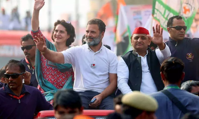 മോദിപ്രഭാവം മങ്ങി; യു.പിയിൽ എൻ.ഡി.എക്ക് വൻ തിരിച്ചടി, നേട്ടമുണ്ടാക്കി ഇൻഡ്യ മുന്നണി