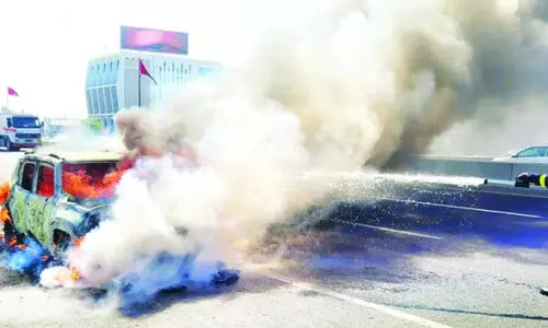 ക​ഴി​ഞ്ഞ​വ​ർ​ഷം തീ​പി​ടി​ച്ച​ത്​ 953 വാ​ഹ​ന​ങ്ങ​ൾ​ക്ക്​